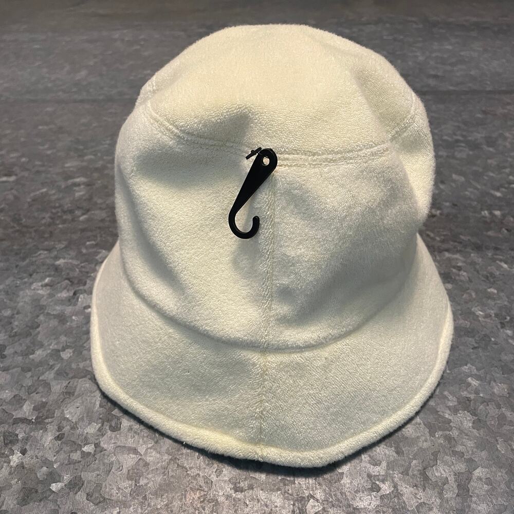 NEW UGG Womens Terry Cloth Bucket Hat L/XL Honeycomb Soft Yellow Logo - Picture 7 of 14